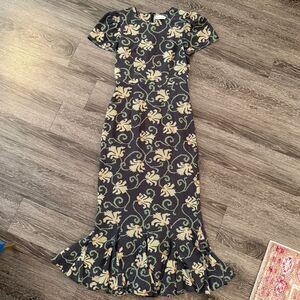Rhode Lulani Dress in Black Mosaic
